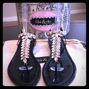 Fibi and Clo 5th Avenue Sandal size 11